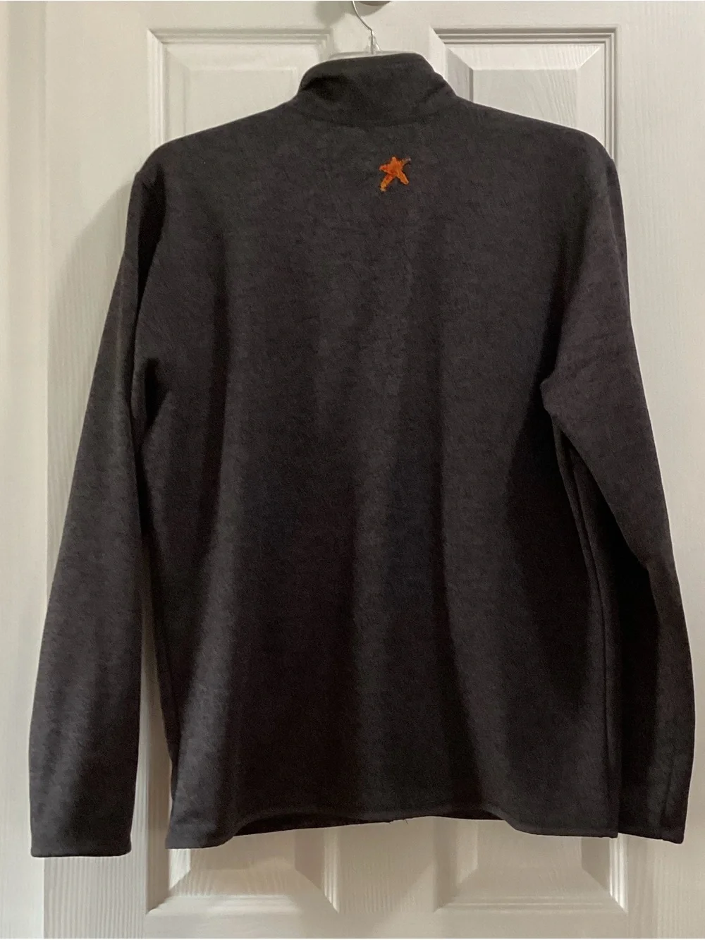 The North Face Men’s Dark Charcoal Zip-Up Fleece Jacket